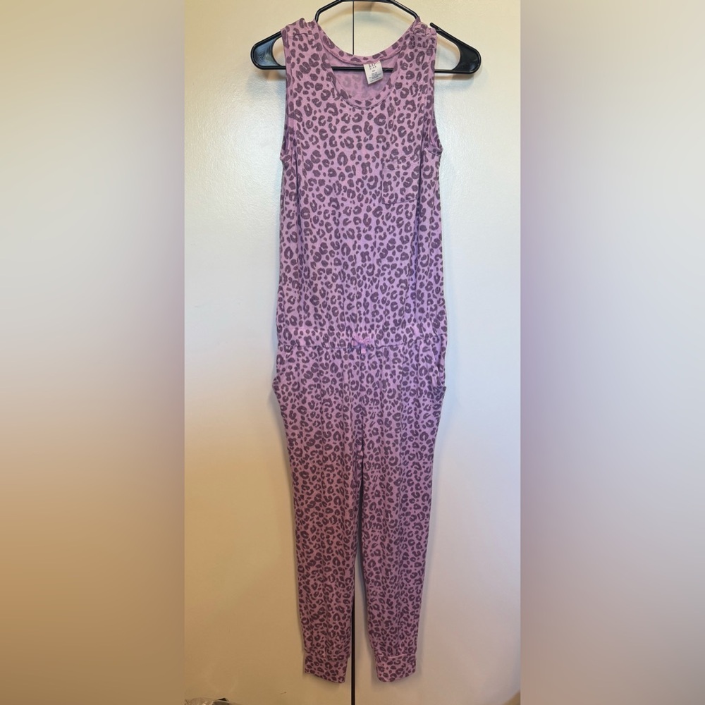 GAP purple leopard romper - comfy. Halloween costume. Spirit days school. New!